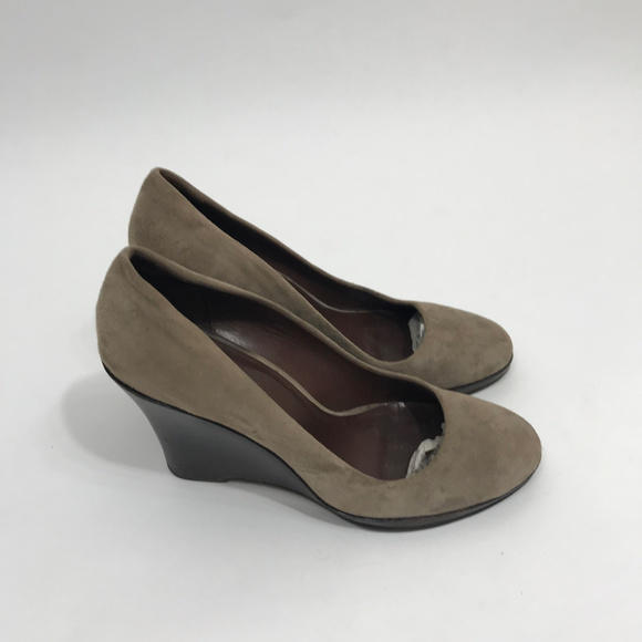 Cole Haan Shoes - Cole Haan Margot Wedge shoes Grey Suede Sz 8.5